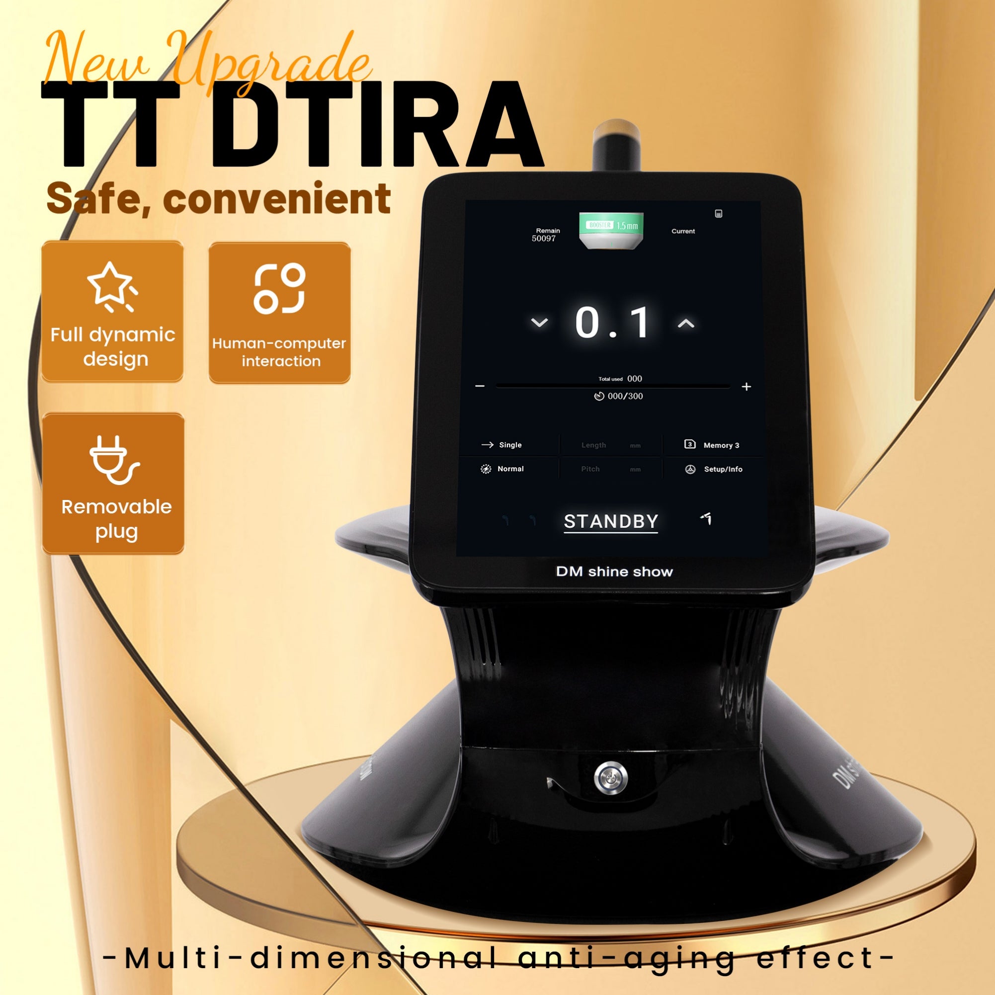 12DHifu Facial Device For Home Use Or Use in Beauty Salons- Professional Skin Care Equipment - Non-Invasive Facelift - Tightens Sagging Skin - Easy