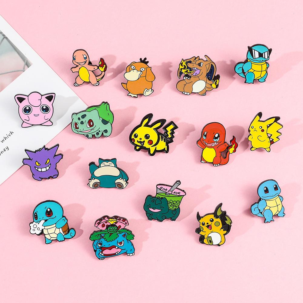 16 colors yellow elf collection turtle dragon ghost Cute Anime Movies Games Hard Enamel Pins Collect Metal Cartoon Brooch Backpack Hat Bag Collar La