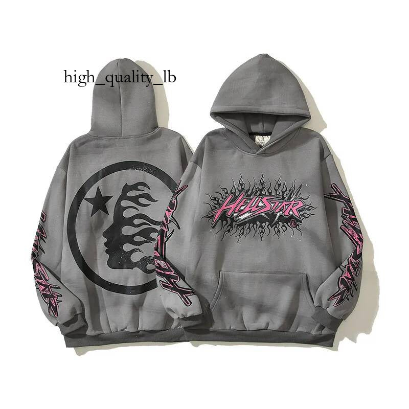 Designer Mens hell starhoodies Zip Up For Man Woman high quality Tracksuits Sports Suit Pants Pullover Vintage Street Graffiti Sweatshirts e9d