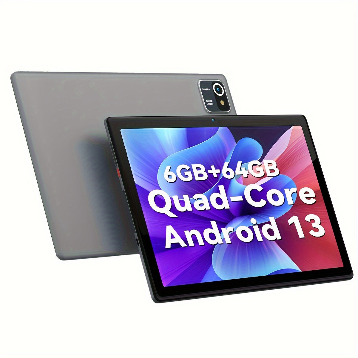 TEMU 2025 Latest 10.1-inch Tablet, -core, 1080p, 5mp+8mp, Wifi 6, Optional 15-14-13, 3gb-2gb , 64gb Rom, 1tb Expandable, 5000mah, Tablet Bundle
