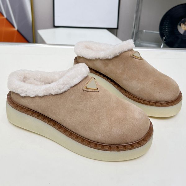 Designer Sandals Tasman Slipper Tazz Mustard Mule Suede Mules Fur Platform Slide Womens Shearling Sandal Wool Winter House