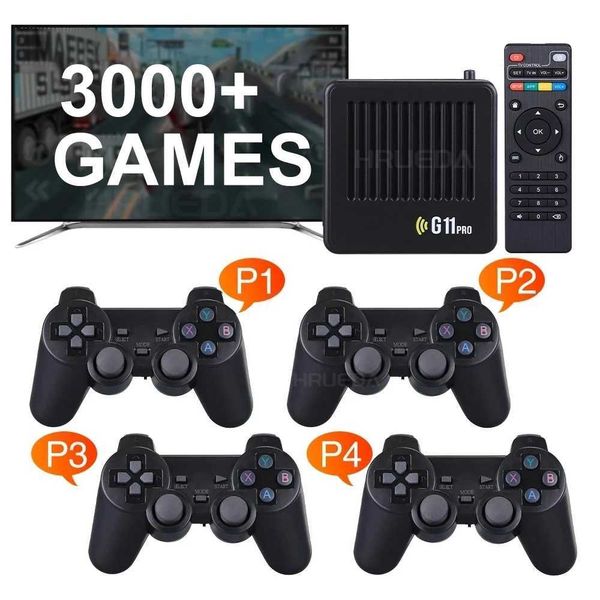G11 Pro Game Box Video Game Console 256GB Built in 60000+Retro Games 2.4G Wireless Game Board 4K HD TV Game Console Y241109