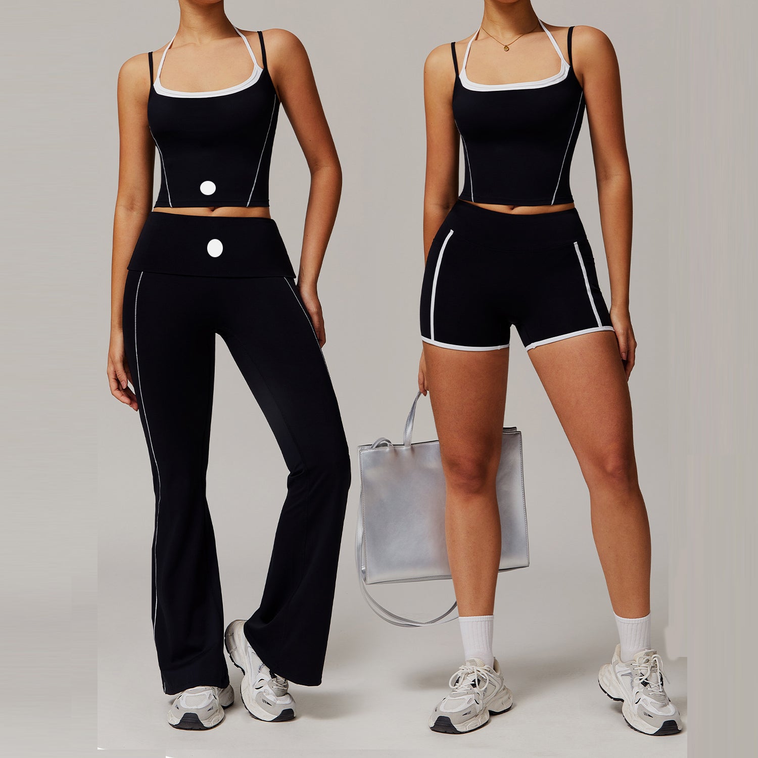 women yoga set lingerie Sports Bra Cross High Waisted Exercise Suit Women Clashing Colours Backless Skinny Nude Yoga Suit Running Fitness Yoga Cloth