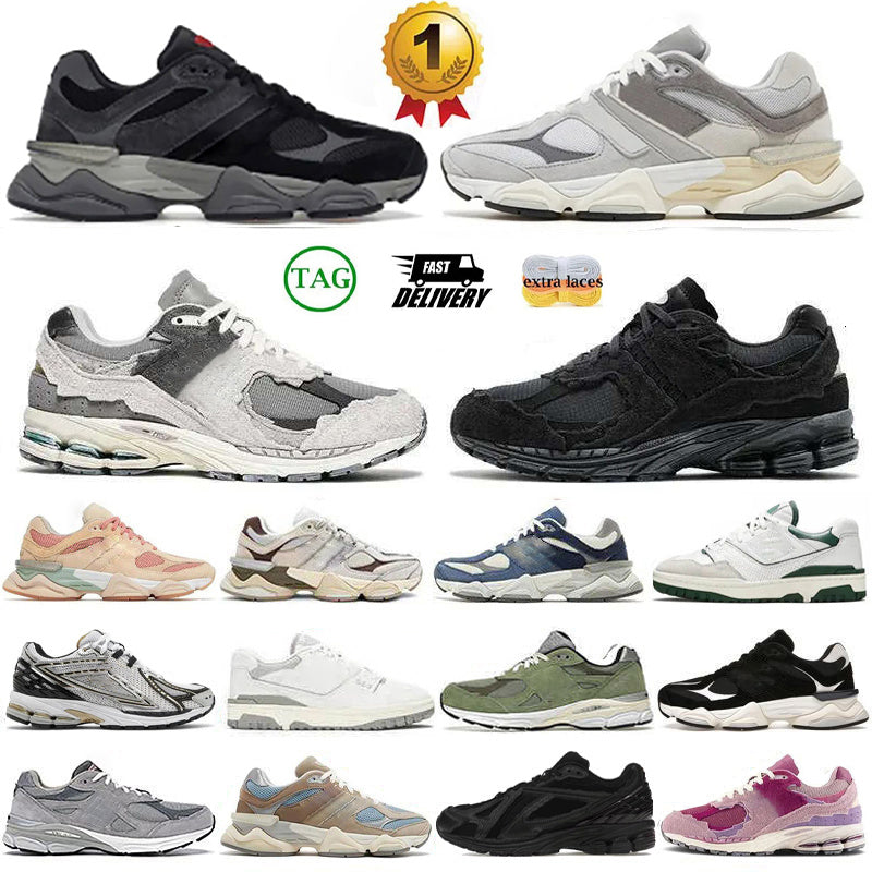New Running Shoes Designer Sneakers Men Women Quartz Grey Sea Salt Protection Pack Cookie Pink Black White Glow Pack Jogging Womens Mens Outdoor Tra