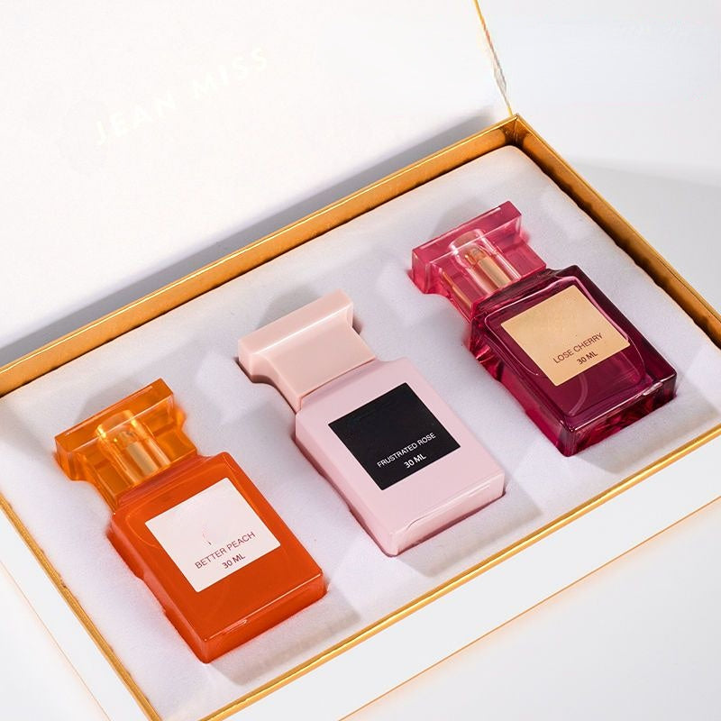 3 bottle set Women&#039;s perfume lost cherry bitter peach rose perfume gift box set light fragrance for girlfriend Valentine&#039;s Day gift