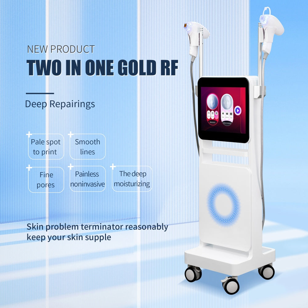 NEW Style 2 In 1 Beauty Salon Device for Acne Treatment Anti-Aging, Skin Tightening Rejuvenation Machine