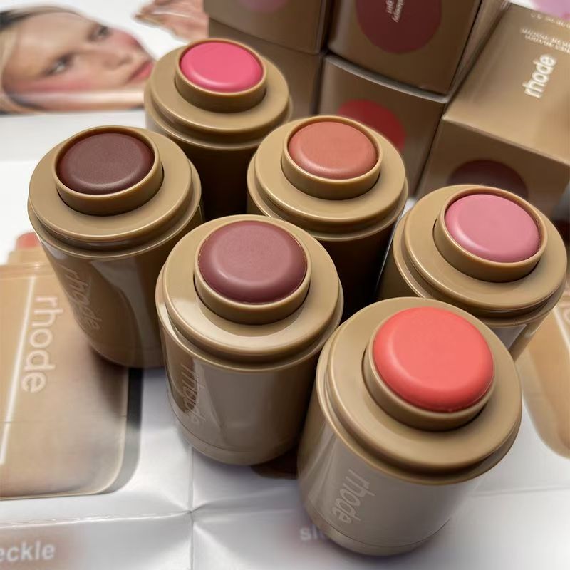 Fashion RHODE Blush Face Cheek Makeup Stick Beauty Cosmetics Piggy Freckle Toasted Teddy Sleep Girl Juice Box Spicy Marg Cosmetics Long Lasting