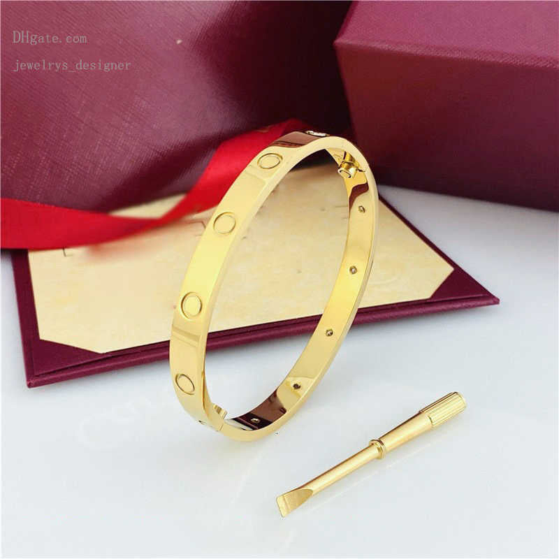 Designer Bracelets Luxury love bracelet mens nail bracelet bangle jewelry screw diamond bangles jewellery wedding engagement gift fashion woman man