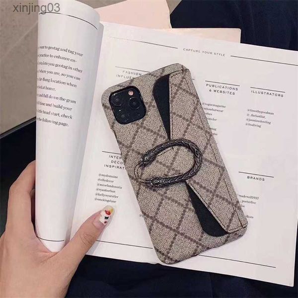 Luxury Phone Cases Trend Designer IPhone Case For IPhone 14 Promax 13 12 11 Plus Xs Xr 7 8 Card Holder Mobile Phonecover xinjing03