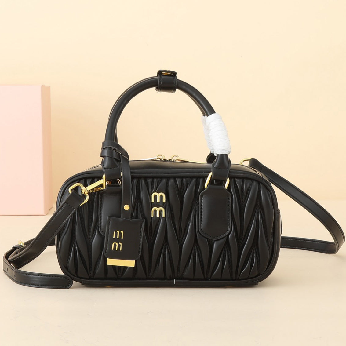 Tote Bag Designer Bag Shoulder Bag wallet Metal Engraved Label Matelasse Pure Color Leather Shoulder Crossbody Bag Classic Women&#039;s Handbag High