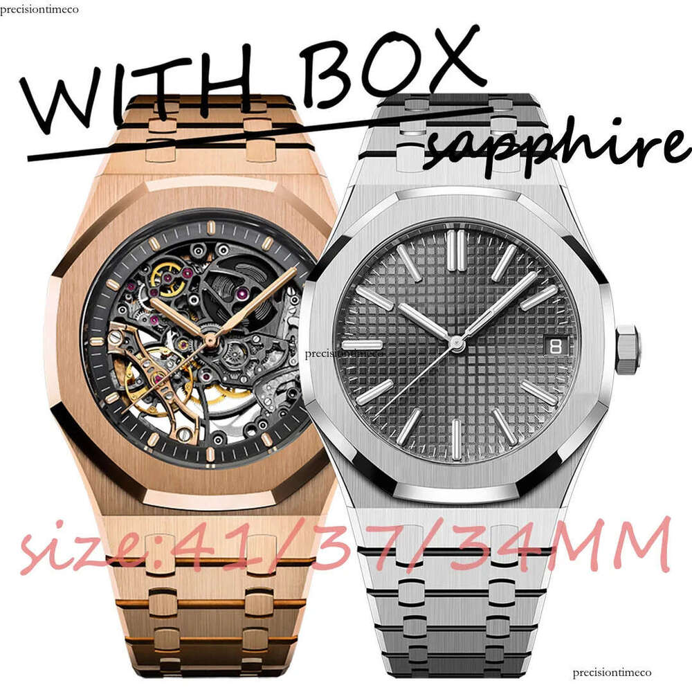 41MM Skeleton Designer Men Automatic Mechanical Mens Diving Sports Strap 5ATM Movement Montre de Luxe 34MM Women Quartz Watch