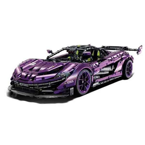 P1 GTR MOC 10617 Racing Car 1 8 Model Building Super Sports Vehicle Blocks Ideas Fast Speed Bricks High Tech Toy Gift Boys Kids W250115
