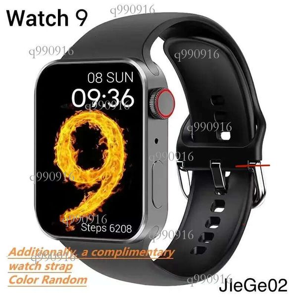 2024 Smart Series S10 9 8 45mm 2.1 Men Women Watch Bluetooth Call Bracelet Wristband Wireless Charging Fiess Tracker Sport Smartwatch