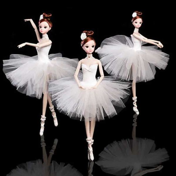 Dolls 32cm Ballet doll Fashion Girl Dolls Large Original Handmade 1-6 Doll Full Set 11 Jointed Doll Girls Toys for Children s Gift S2412261