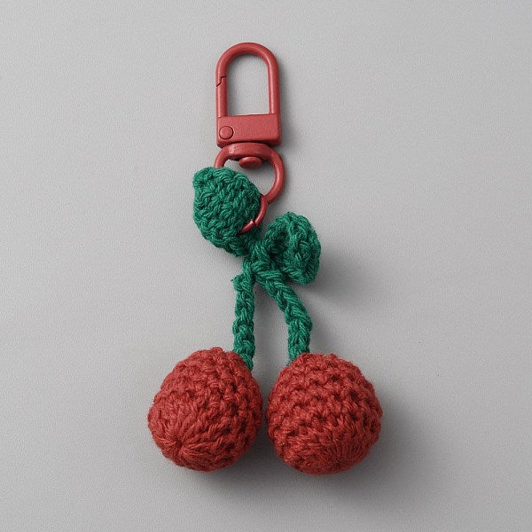 Cherry Wool Knitting Pendant Decorations