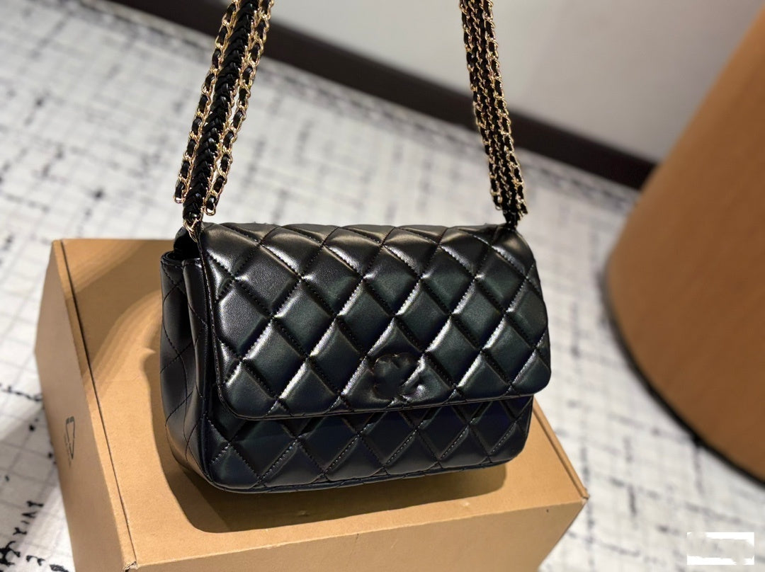 designer purse wallet shoulder classic check flap gold chain crossbody women party baglambskin messenger handbag multiple color CF ....