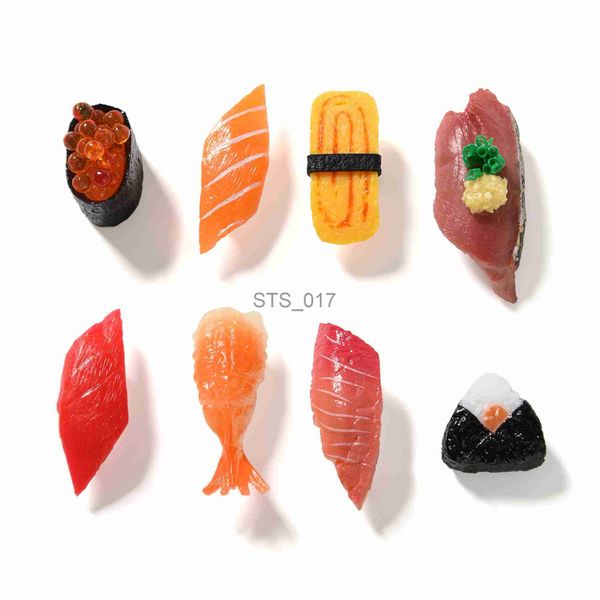 Fridge Magnets Cute Refrigerator Magnets for Fridge Simulation Sushi Refrigerator Magnet for Whiteboards Maps Home Decoration I Love Sushi x