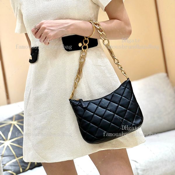 20A Mirror quality Designer Hobo Bag 24CM Luxury Shoulder Bag Lambskin Chain Crossbody Bag With BOX C127