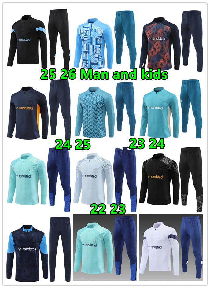 football jersey 2025 26 men Mmarseille tracksuits GREENWOOD BALERDI kids MarseilleES survetement soccer Training Olympique OM tracksuit football Spo