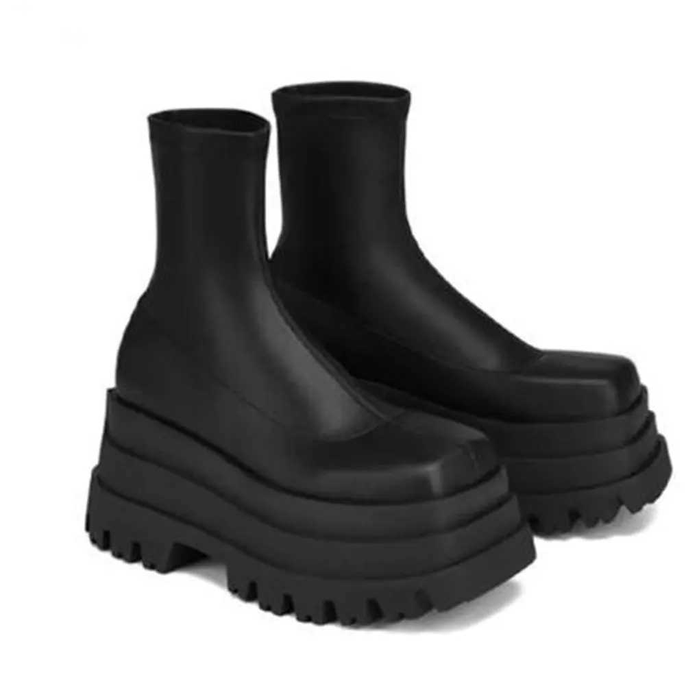 Womens Ankle Boots Gothic Cool Womens Three Bottom Boots 2023 New Street Womens Platform Sandals Large Size 42 CL240906