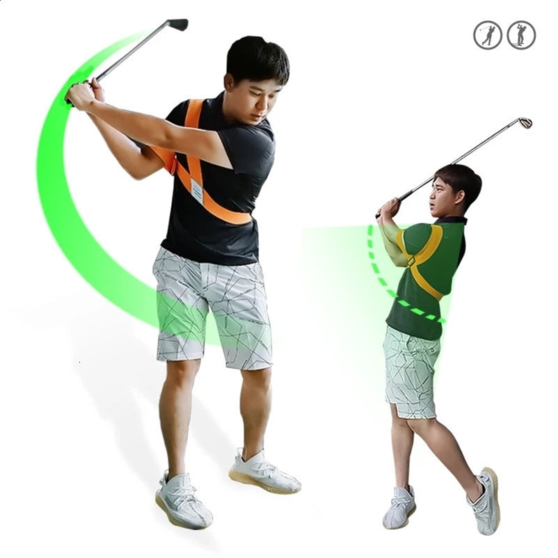 Golf Swing Training Aid Golf Swing Trainer Golf Swing Strap For Men Women Teenagers Golf Posture Correction Practice Supplies 250421bj