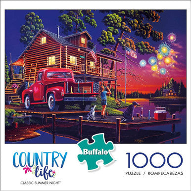 1,000-Piece Country Life Classic Summer Night Jigsaw Puzzle