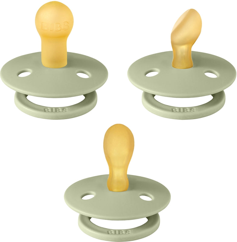 BIBS Try-It Størrelse 1: 0+ måneder babysett salvie 3 stk