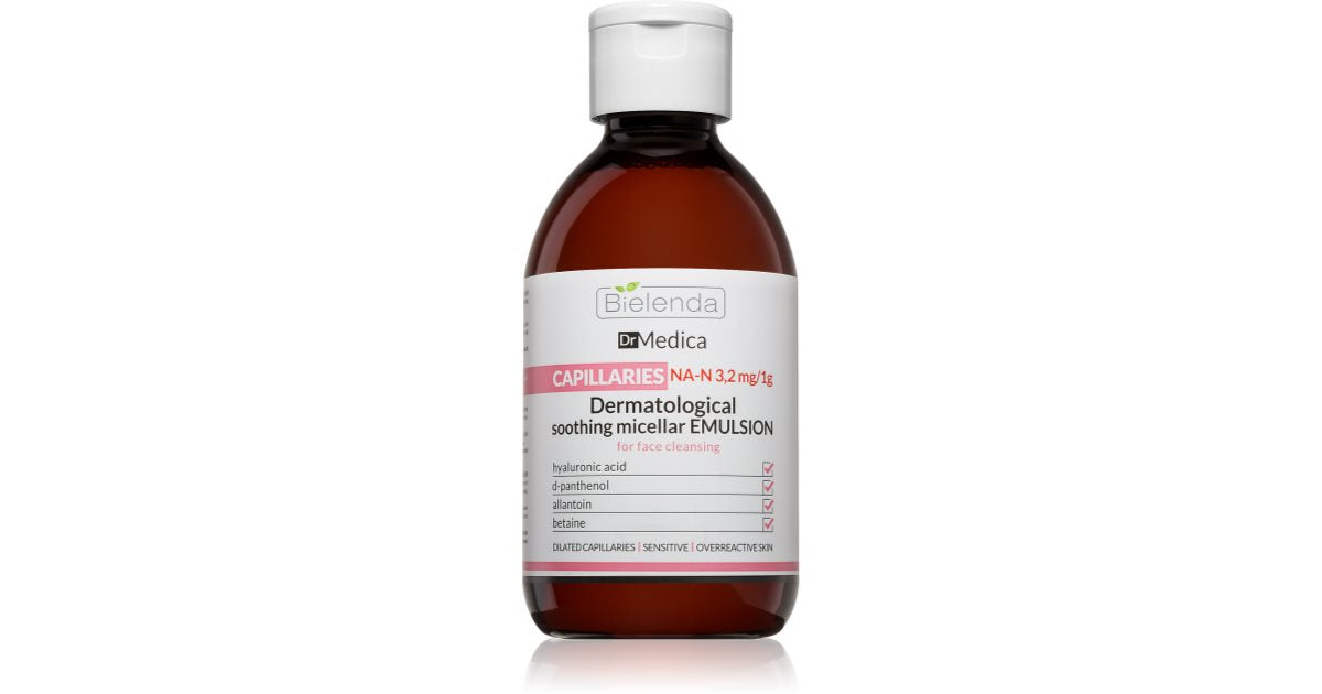 Bielenda Dr Medica Capillaries lapte micelar neutralizant împotriva roșeață 250 ml