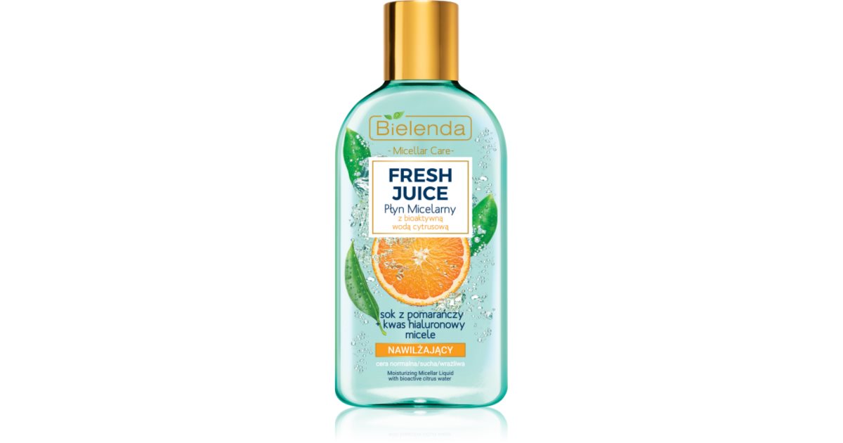 Bielenda Fresh Juice Oransje fuktighetsgivende micellært vann 500 ml