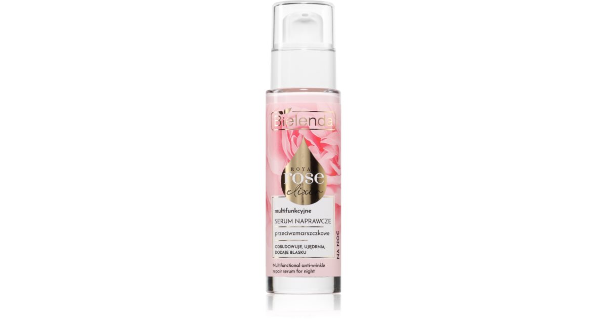 Bielenda Royal Rose Elixir anti-rynkserum för natten 30 ml