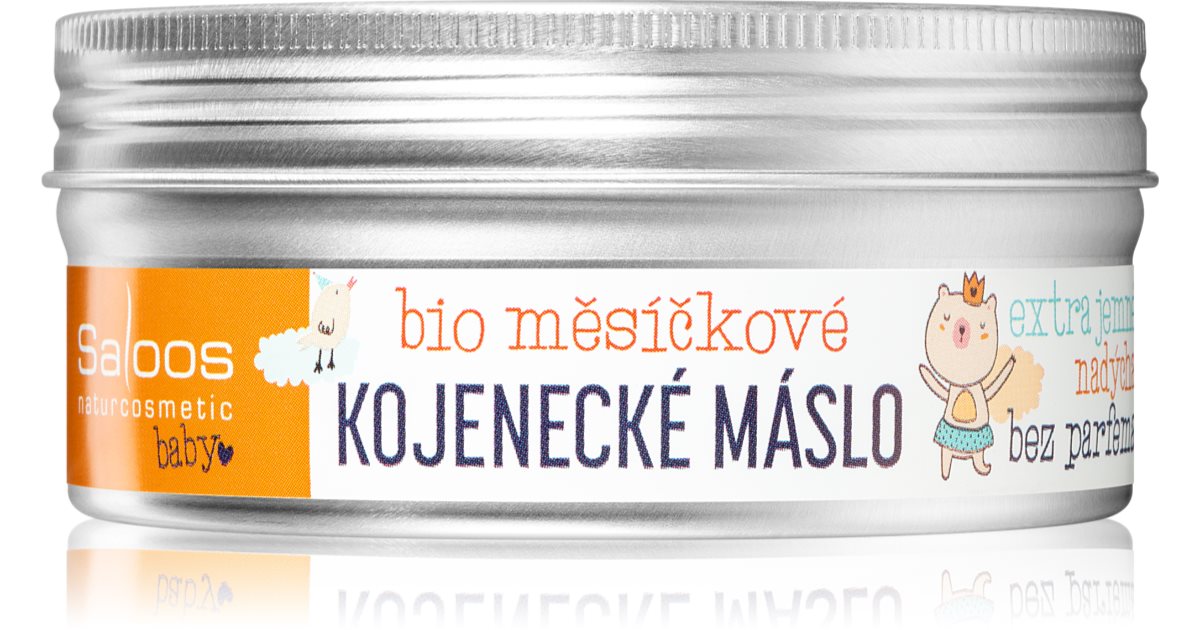 Saloos Ekologiskt närande kroppssmör för bebisar ringblomma 150 ml