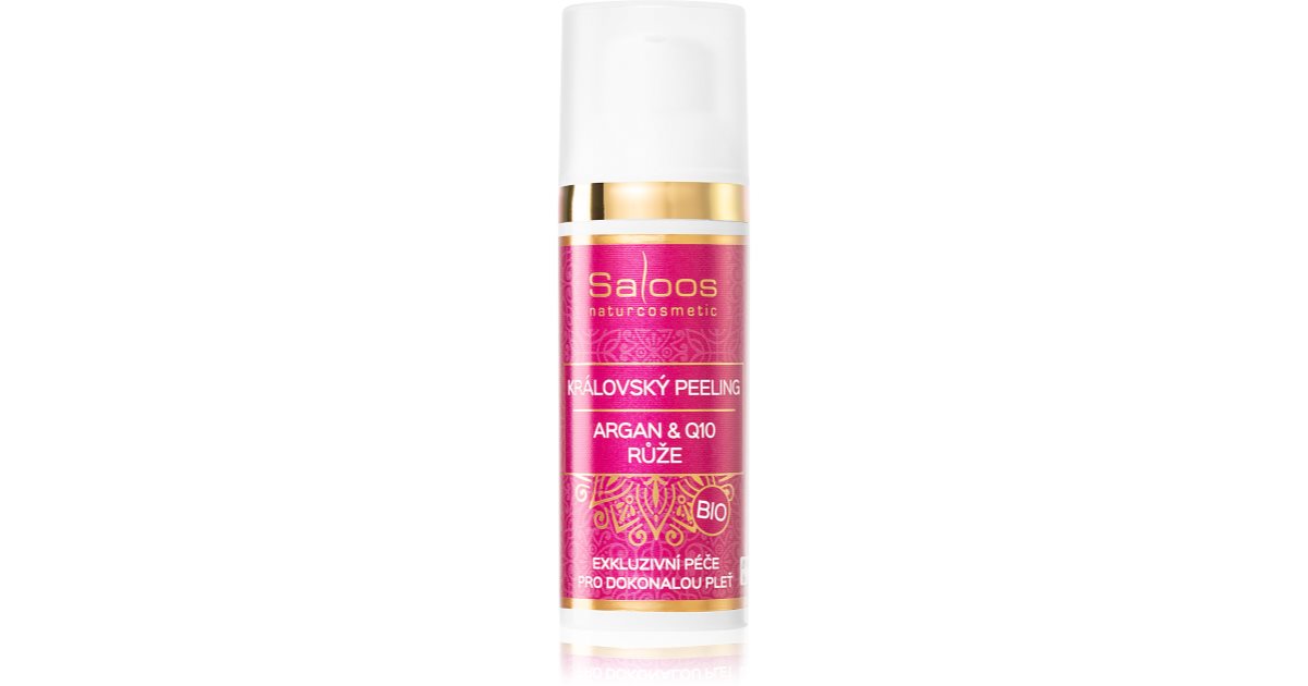 Saloos Gommage Visage Rajeunissant Bio Royal Peeling Rose 50 ml