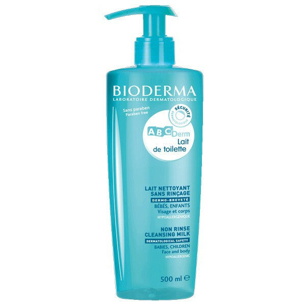 Bioderma Lapte demachiant ABCDerm Baby (Fără clătire) - Volum: 500 ml