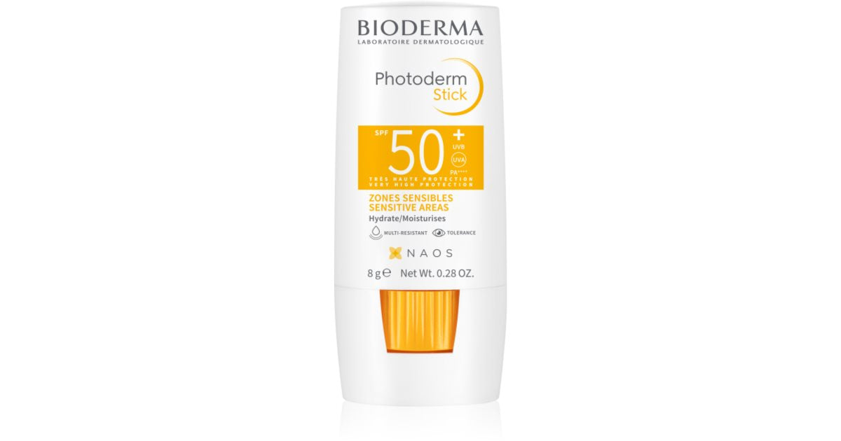 Bioderma Photoderm Stick SPF50+ Hidrateaza si potrivit pentru zonele sensibile 8g