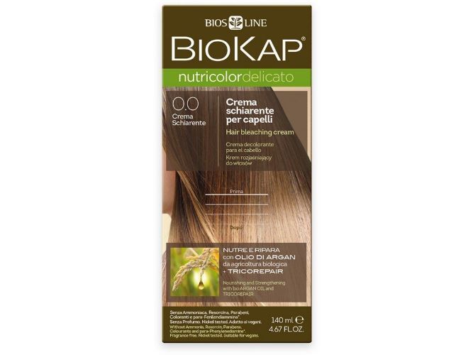 Biokap NUTRICOLOR DELICATO - Hårfarge - 0,0 Lightener 140 ml