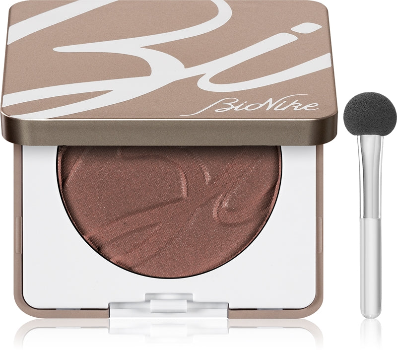 BioNike Color Silky Touch Lidschatten mit Satineffekt für empfindliche Augen, Farbe 404 Kakao, 3 g