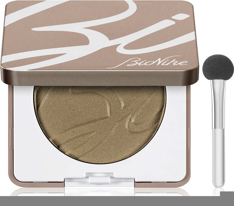 BioNike Color Silky Touch Lidschatten mit Satineffekt für empfindliche Augen, Farbe 415 Vert Dore, 3 g