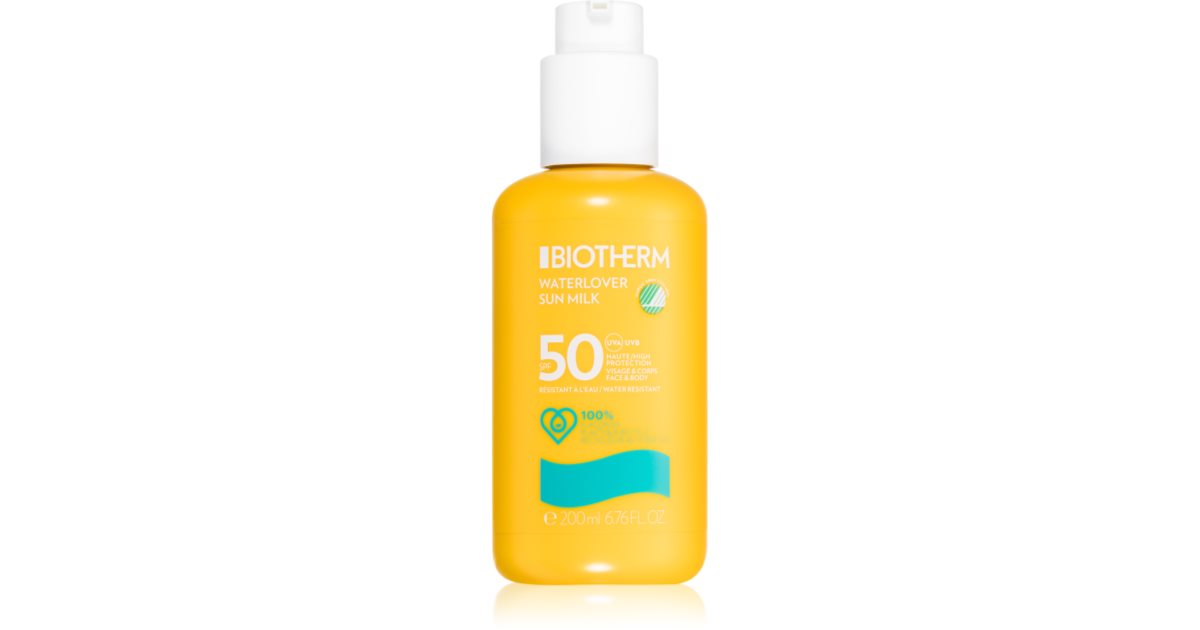 Biotherm WaterLover Melting Cream Spf50 Miljövänlig Solar Face and Body 200ml