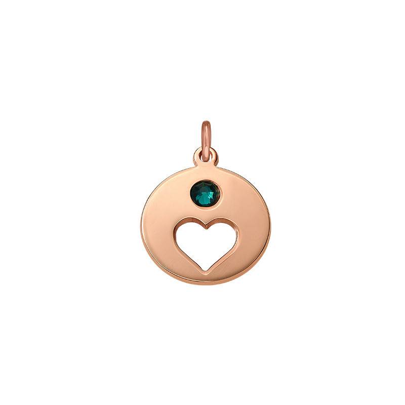 Birthstone Charm – Rose Gold plated