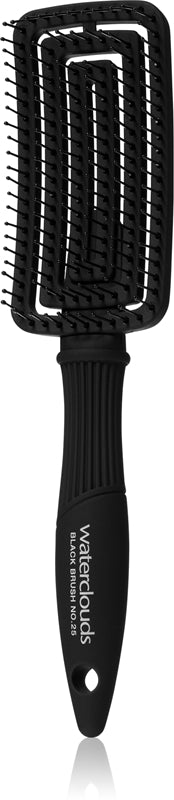 Waterclouds Petite brosse à cheveux noire Vent Flex