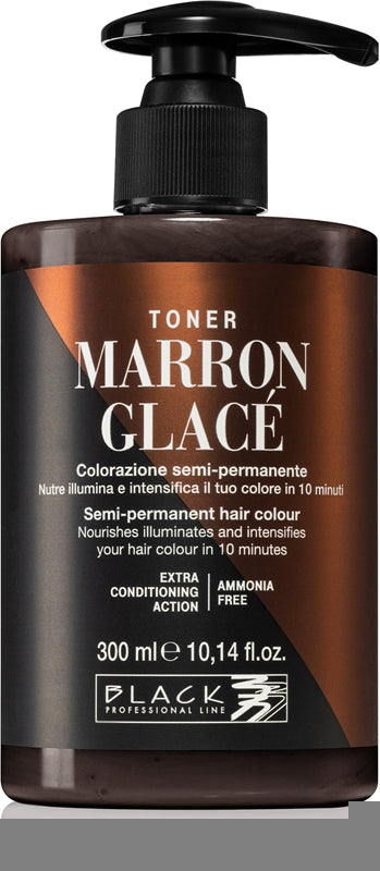 Black Professional Line Fargetoner for naturlige nyanser Marron Glace 300 ml