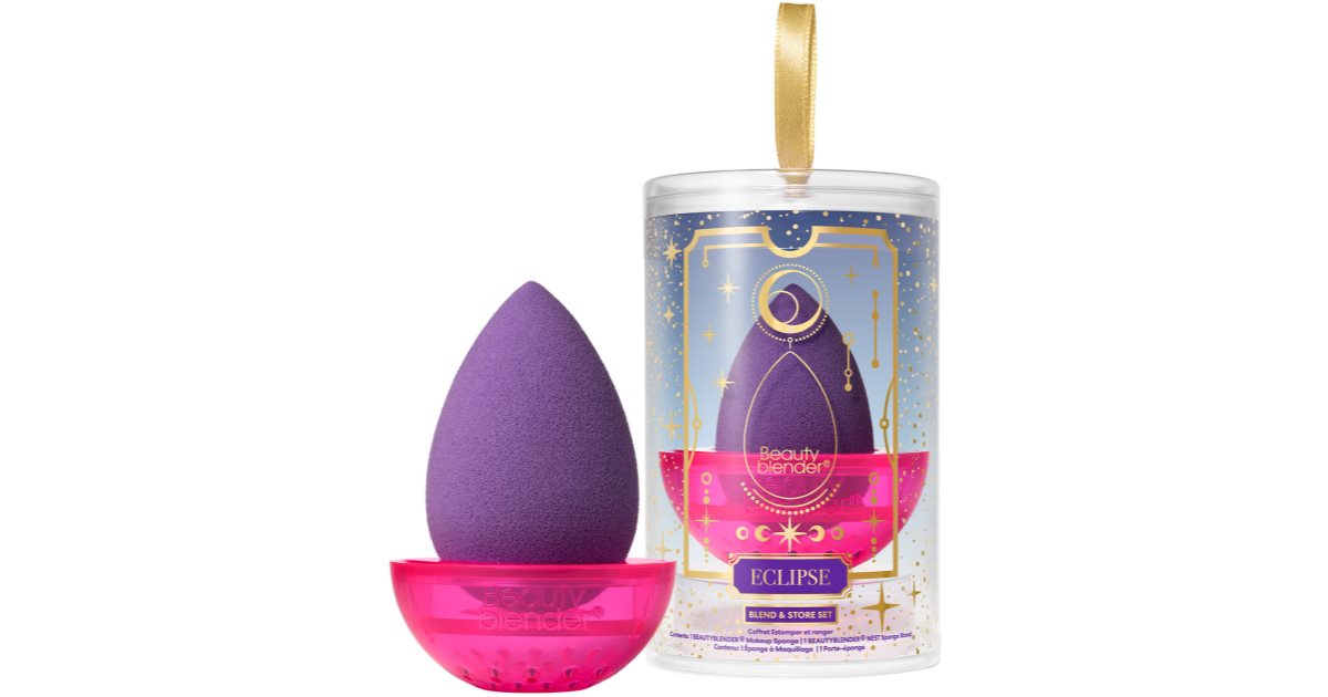 beautyblender® Zestaw gąbek do podkładu Blend & Store ze stojakiem