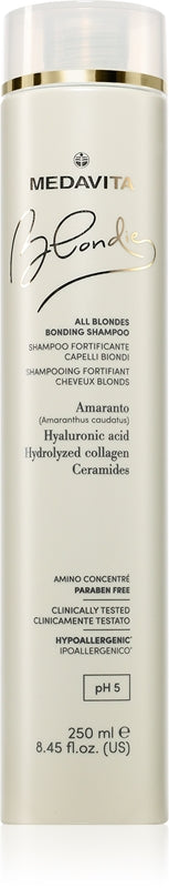 Medavita Blondie All Blondes Strengthening Shampoo for Color-Treated Hair 250ml