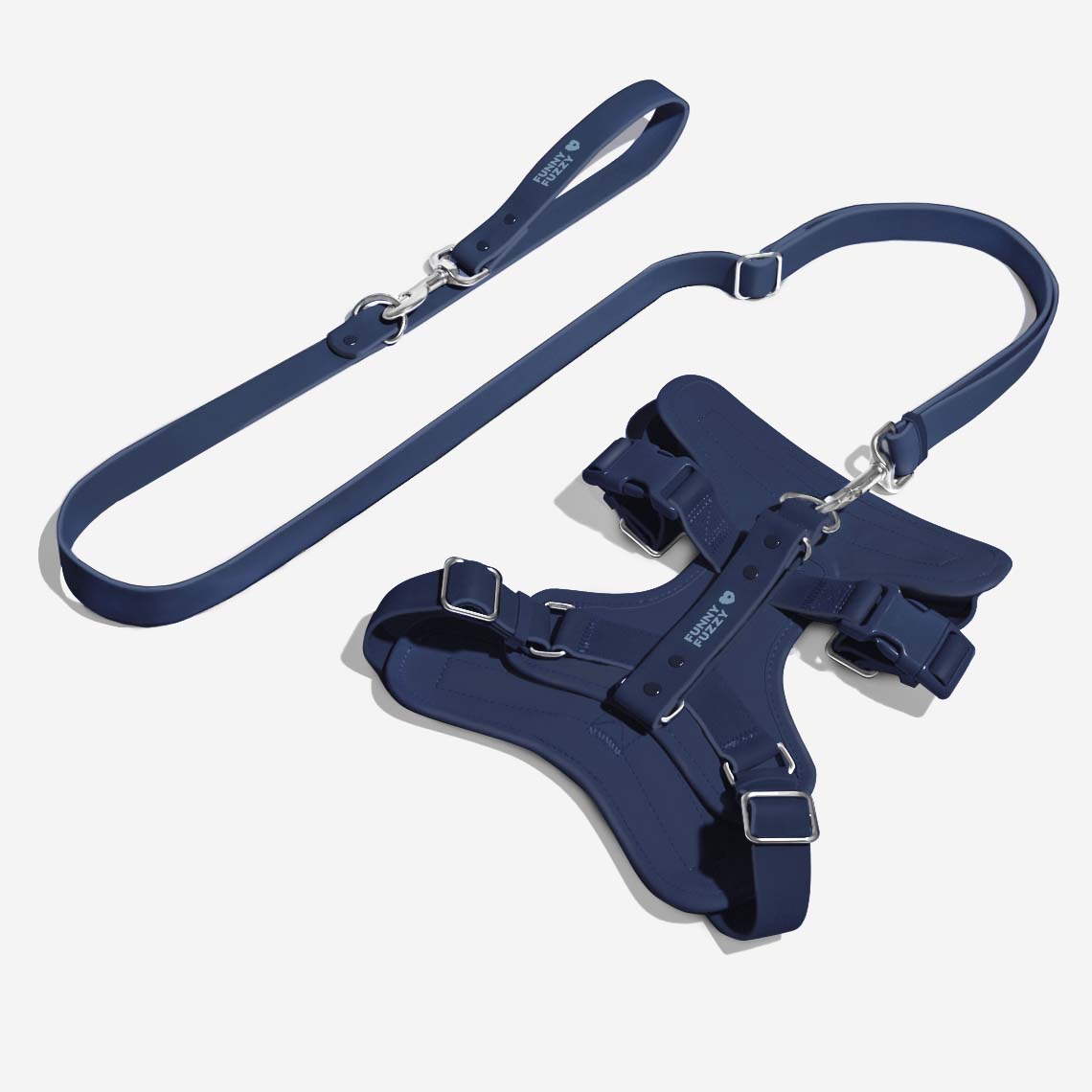 Gummy Cool Dog Accessories Walk Set, Berry Blue Walk Set - L