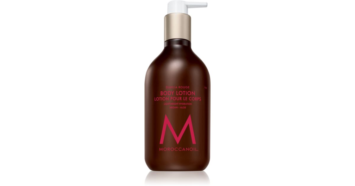 Moroccanoil Leche corporal nutritiva Body Dahlia Rouge con aceite de argán, aloe vera y vitamina E 360 ml