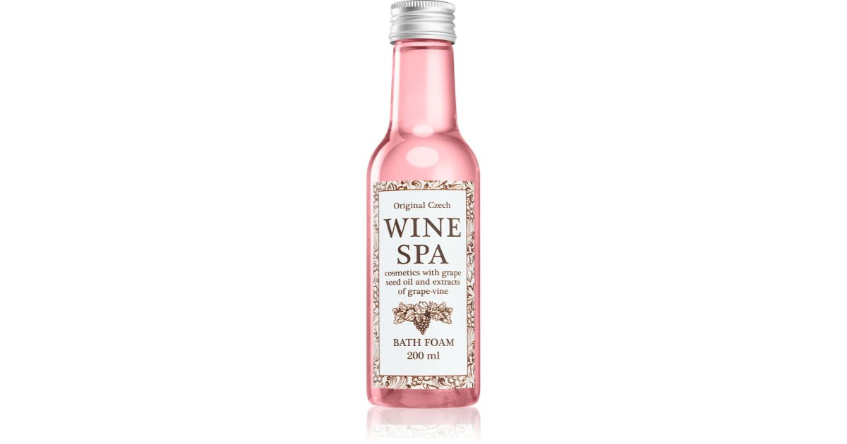 Bohemia Gifts & Cosmetics Wine Spa Huile de bain moussante relaxante 200 ml