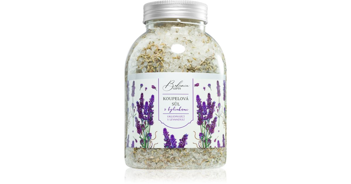 Bohemia Gifts & Kosmetikk Bohemia Natur avslappende urtebadesalt med lavendel 1200 G
