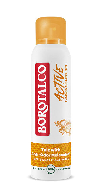 Borotalco Deodorante in spray mandarino e neroli Attivo (Spray Deo) 150 ml