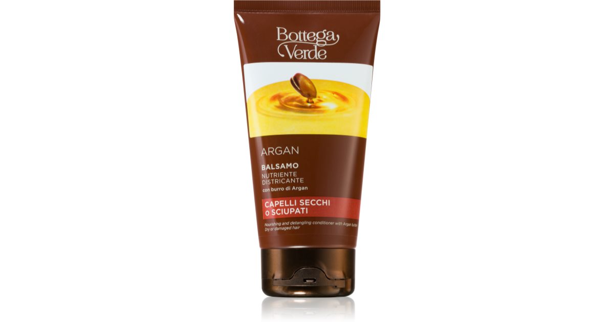 Bottega Verde Argan Balsamo Nutriente Per Capelli Pettinabili 150 Ml