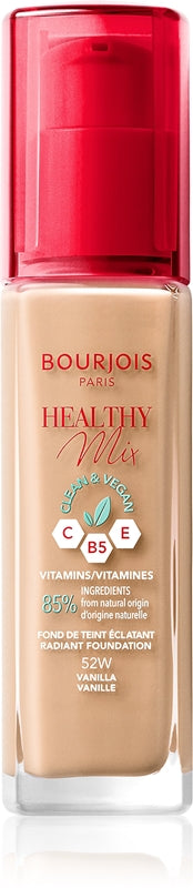 Bourjois Fond de Teint Healthy Mix Radiant 52-Vanille 30 ml